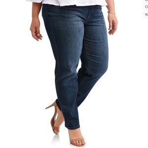 Terra & Sky Straight Leg Stretch Jeans Sz 16WP